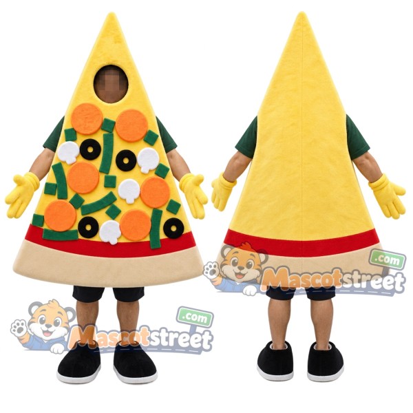 Pizza Slice Mascot Costume