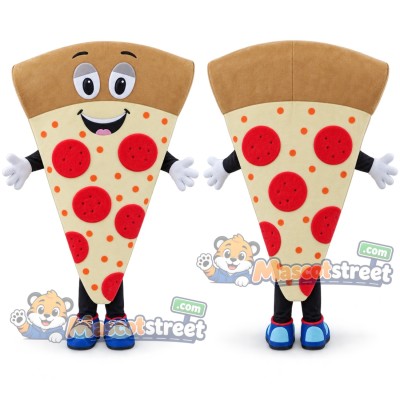Pizza Slice Mascot Costume Pizza Slice Mascot Costume