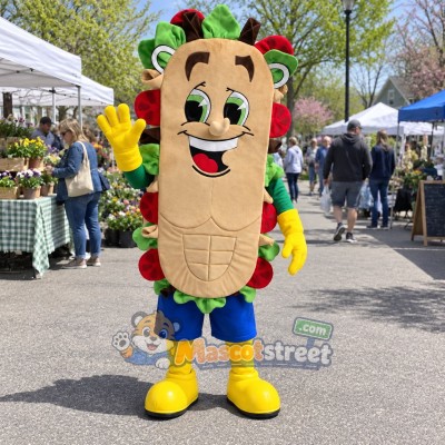 Sandwich Mascot Costume Sandwich Mascot Costume