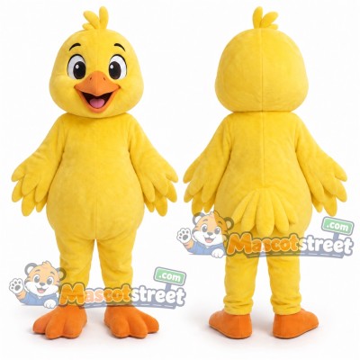 Yellow Chick Mascot Costume Yellow Chick Mascot Costume