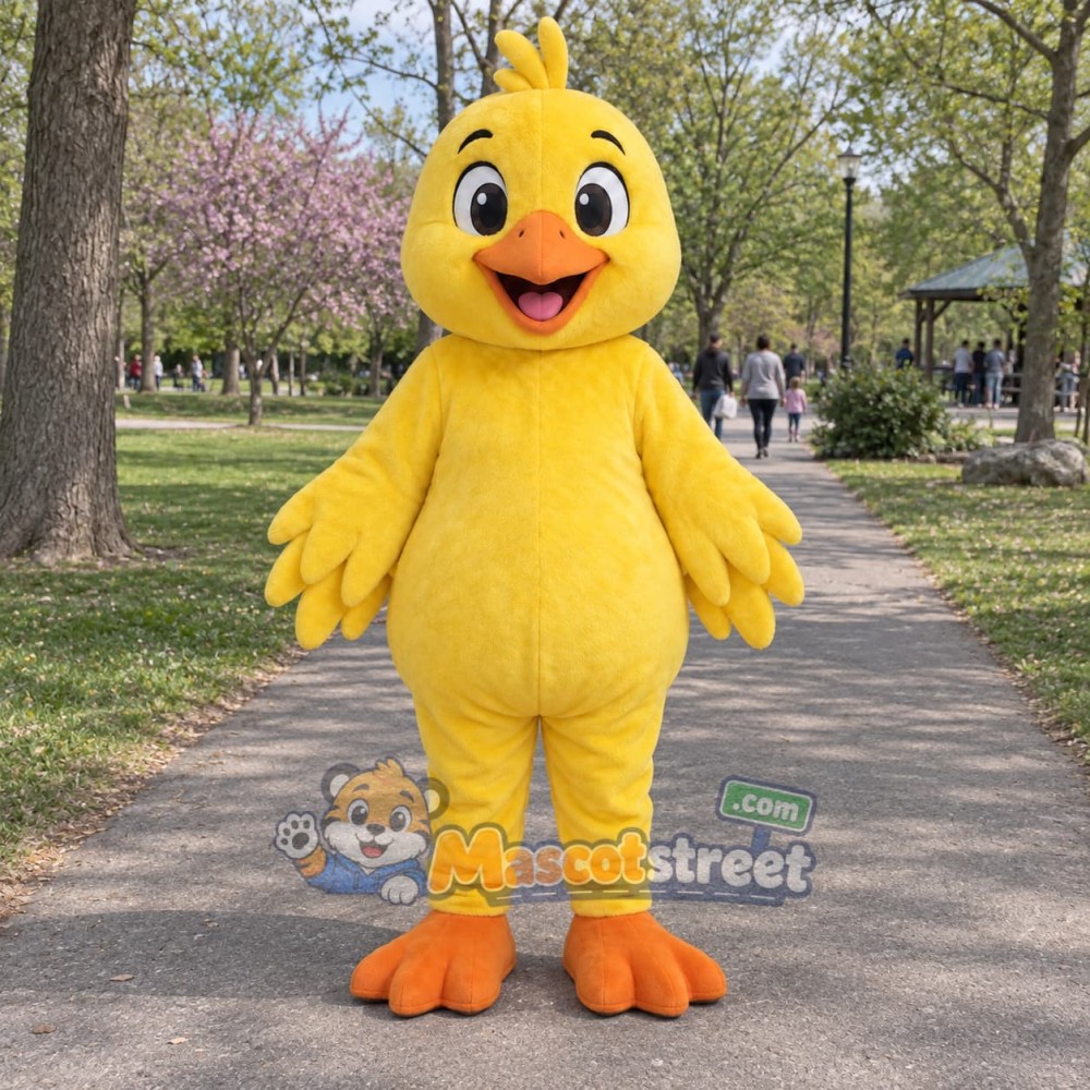 Yellow Chick Mascot Costume Yellow Chick Mascot Costume