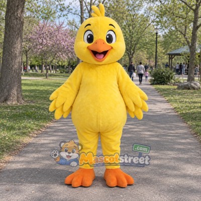 Yellow Chick Mascot Costume Yellow Chick Mascot Costume