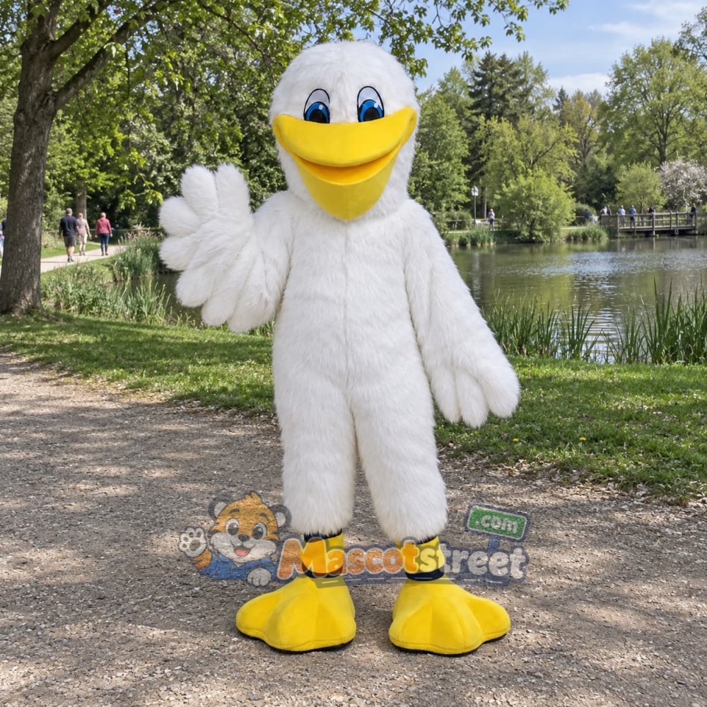 White Bird Mascot Costume