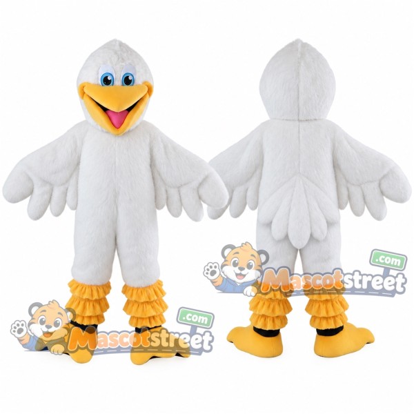 White Bird Mascot Costume