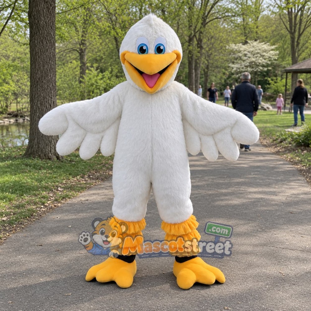 White Bird Mascot Costume