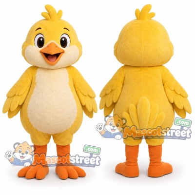 Yellow Chick Mascot Costume Yellow Chick Mascot Costume