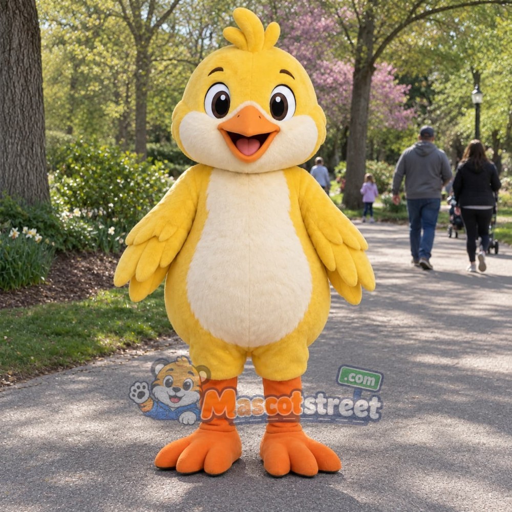 Yellow Chick Mascot Costume Yellow Chick Mascot Costume