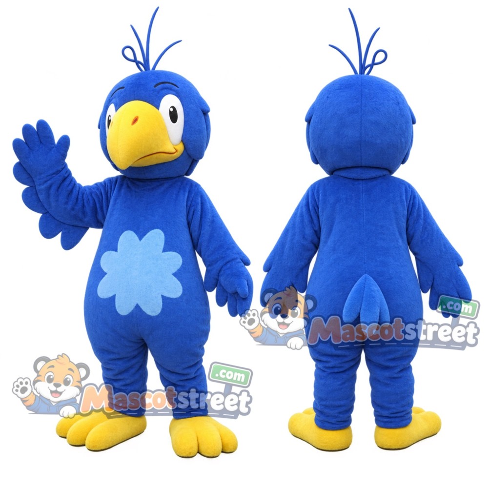 Blue Bird Mascot Costume