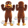 Brown Turkey Mascot Costume