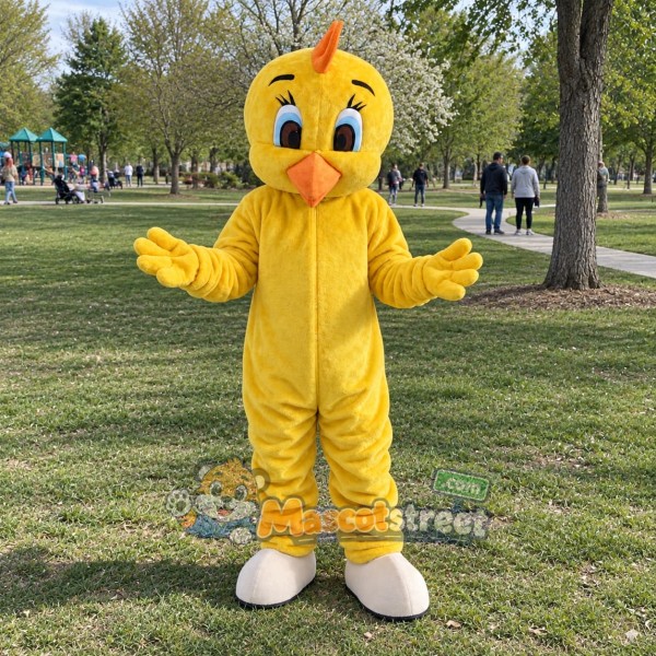 Yellow Bird Mascot Costume