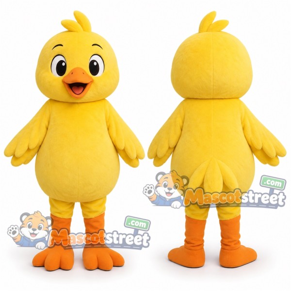 Yellow Chick Mascot Costume