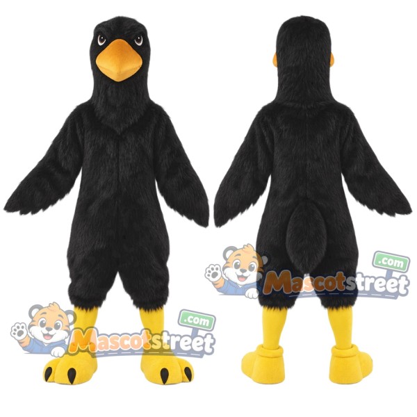 Black Raven Mascot Costume