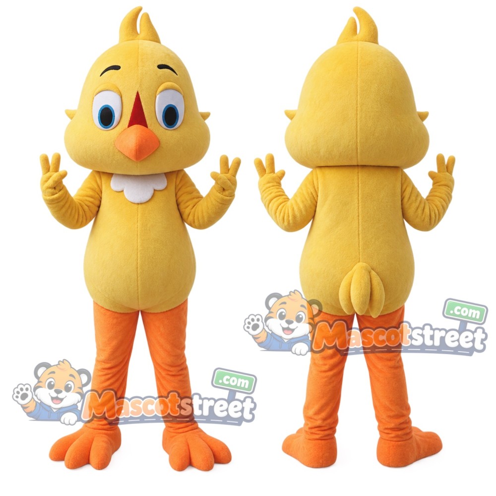 Yellow Chick Mascot Costume Yellow Chick Mascot Costume