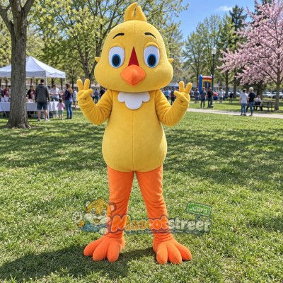 Yellow Chick Mascot Costume Yellow Chick Mascot Costume