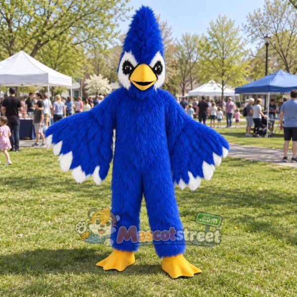 Blue Bird Mascot Costume
