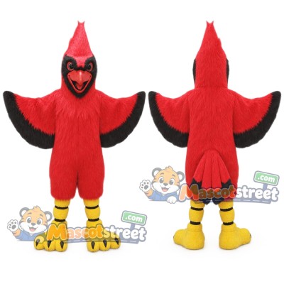 Red Cardinal Bird Mascot Costume Red Cardinal Bird Mascot Costume