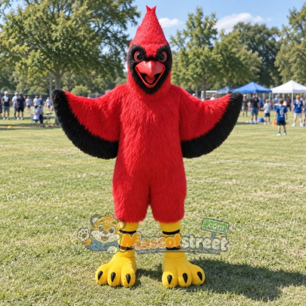Red Cardinal Bird Mascot Costume