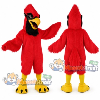 Red Cardinal Bird Mascot Costume Red Cardinal Bird Mascot Costume