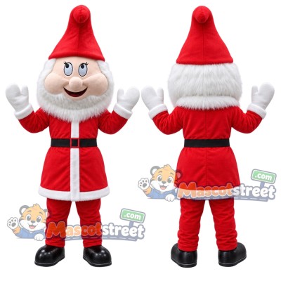 Santa Claus Mascot Costume with Red Santa Suit Santa Claus Mascot Costume with Red Santa Suit