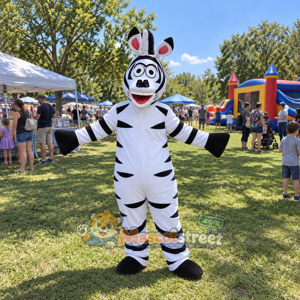 Zebra Mascot Costume Zebra Mascot Costume