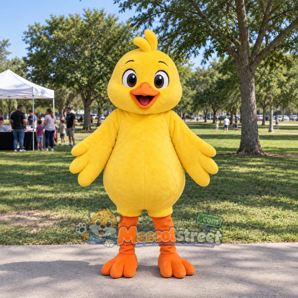 Yellow Chick Mascot Costume Yellow Chick Mascot Costume