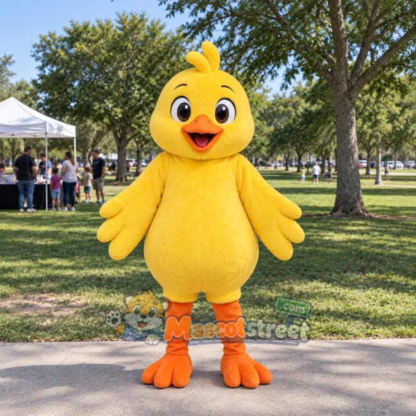 Yellow Chick Mascot Costume
