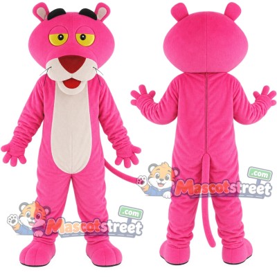 Pink Panther Mascot Costume Pink Panther Mascot Costume