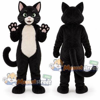 Black Cat Mascot Costume