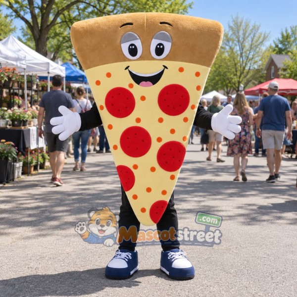 Pizza Slice Mascot Costume