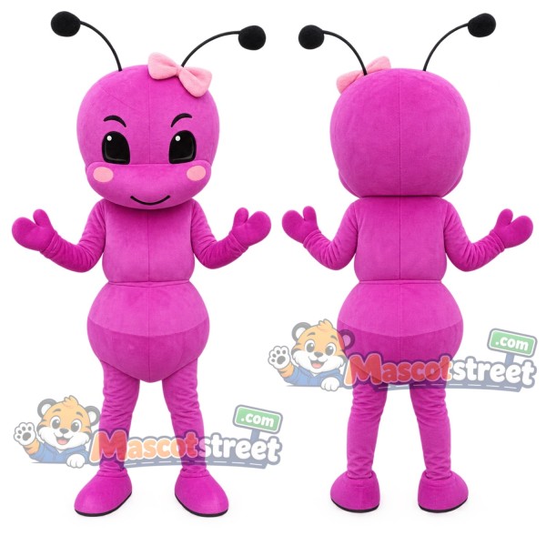Pink Ant Mascot Costume