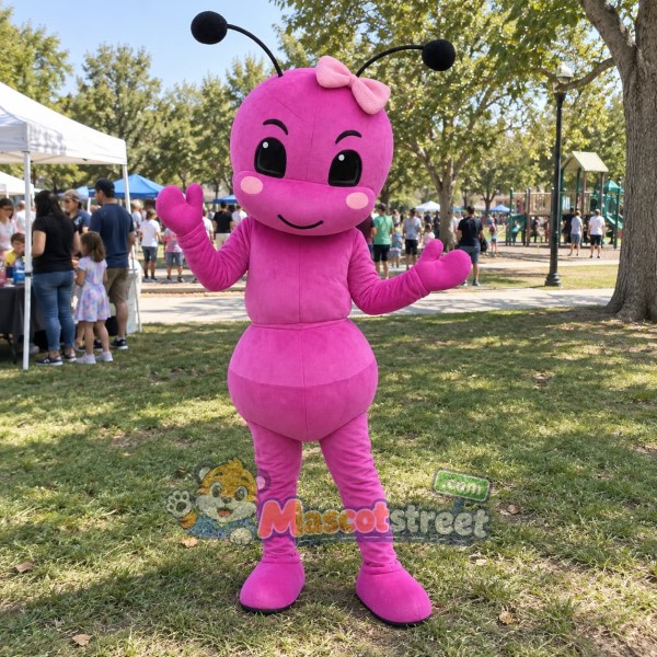 Pink Ant Mascot Costume