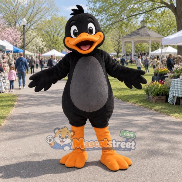 Black Duck Mascot Costume