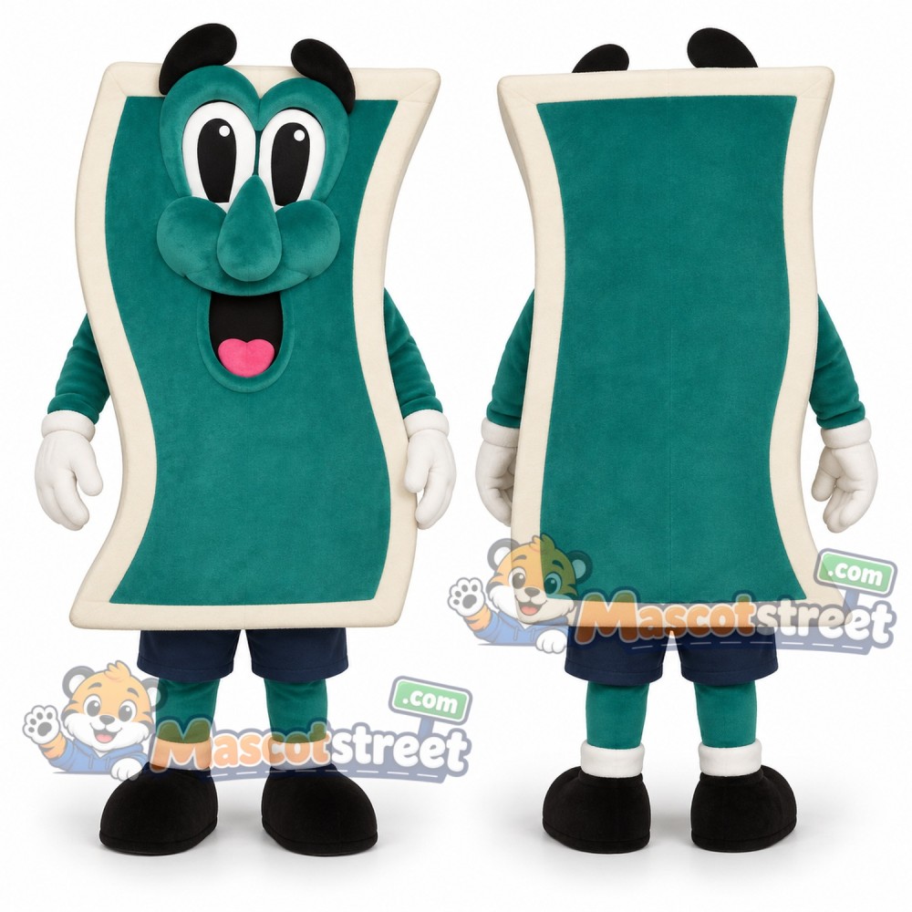 Green Banknote Character Mascot Costume Green Banknote Character Mascot Costume