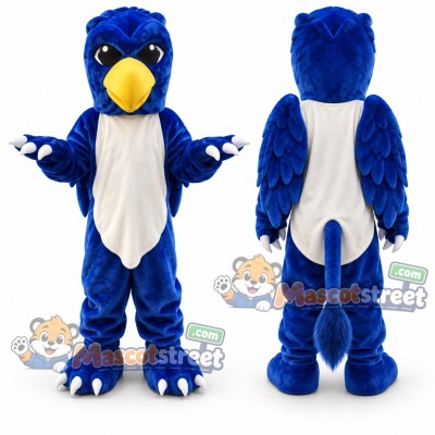 Blue Griffin Mascot Costume Blue Griffin Mascot Costume