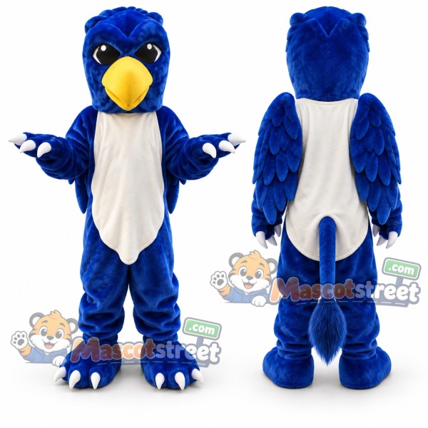Blue Griffin Mascot Costume