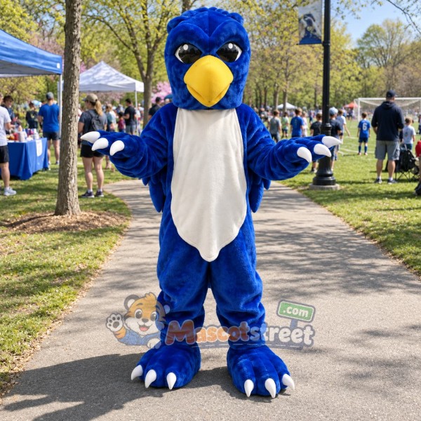Blue Griffin Mascot Costume