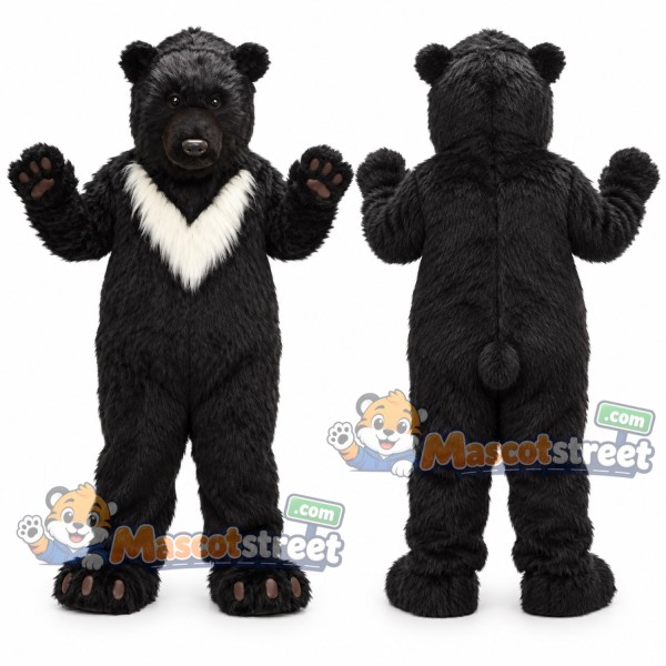 Black Bear Mascot Costume