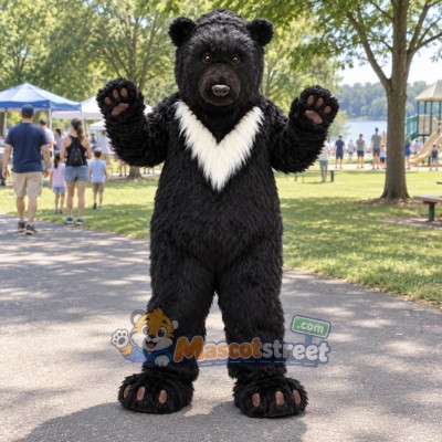 Black Bear Mascot Costume Black Bear Mascot Costume