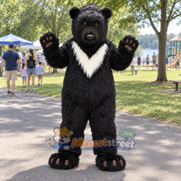 Black Bear Mascot Costume