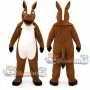 Brown Donkey Mascot Costume