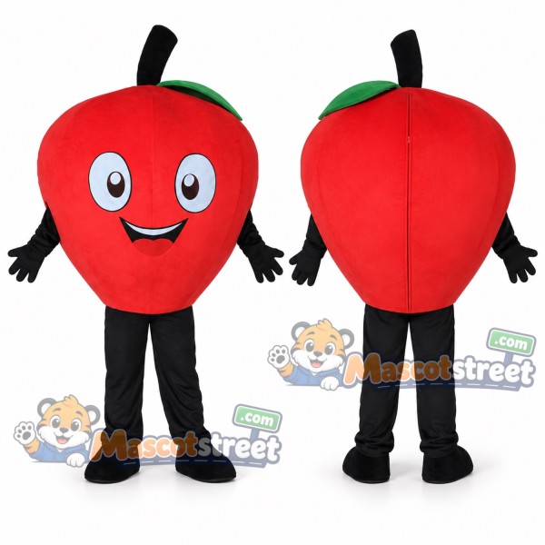 Red Apple Mascot Costume