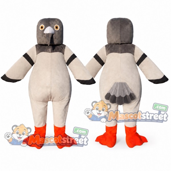Gray Pigeon Mascot Costume