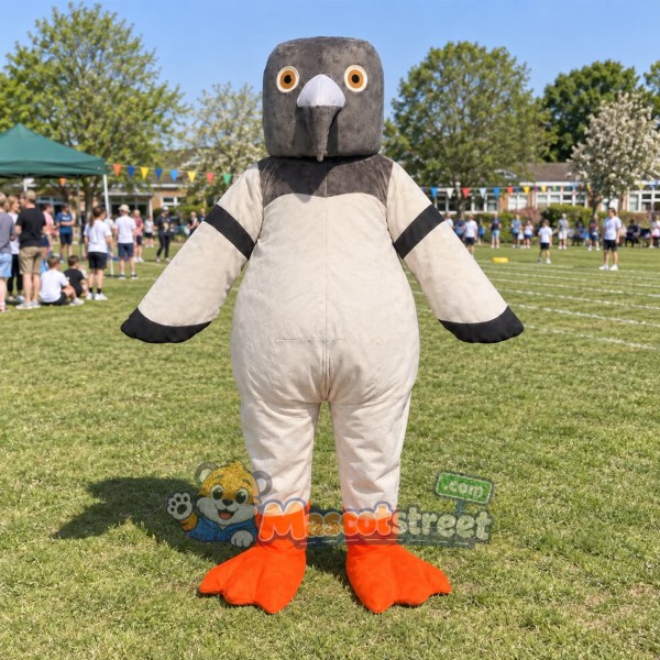 Gray Pigeon Mascot Costume