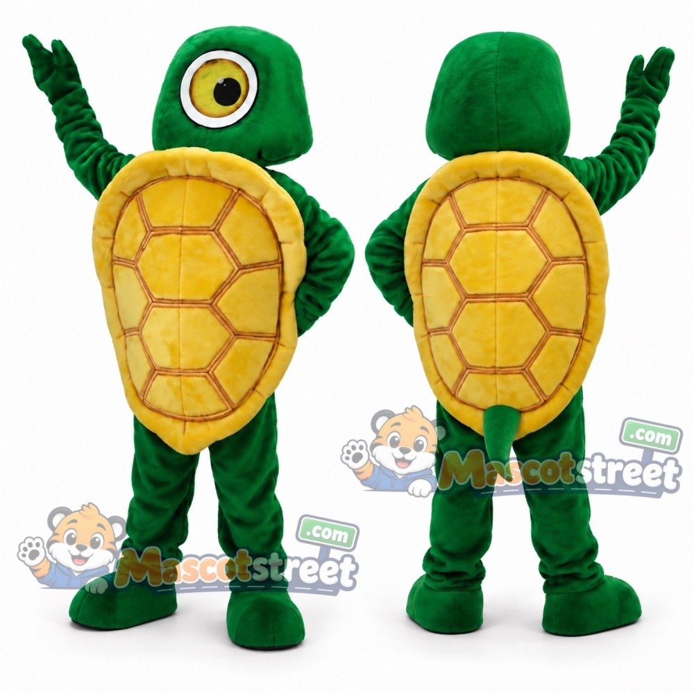 Green Turtle Mascot Costume Green Turtle Mascot Costume