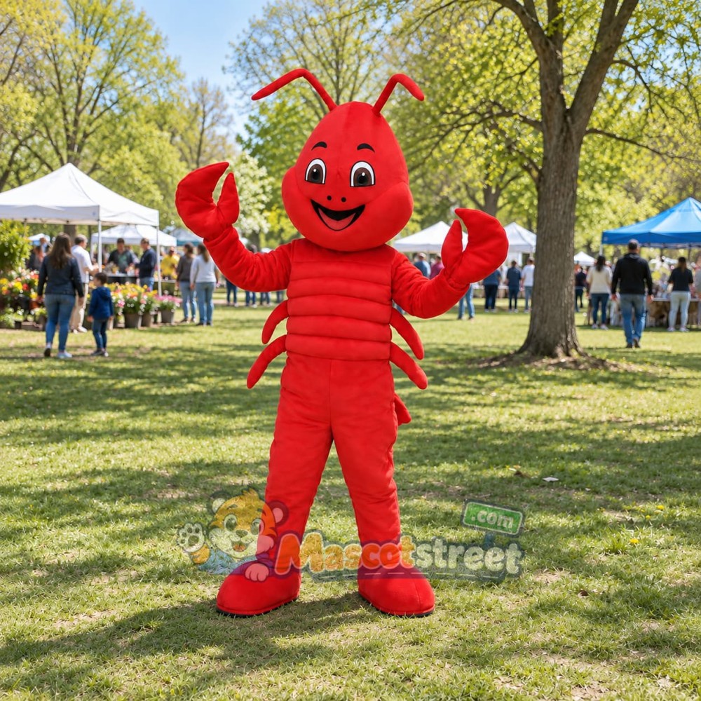 Red Lobster Mascot Costume Red Lobster Mascot Costume