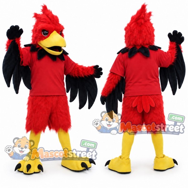 Red Bird Mascot Costume