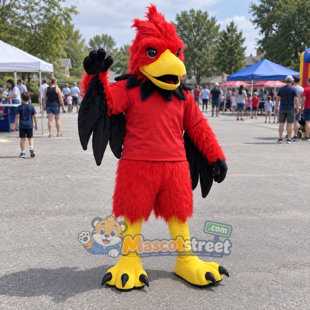 Red Bird Mascot Costume Red Bird Mascot Costume