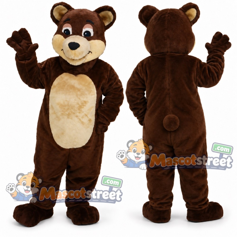 Brown Bear Mascot Costume Brown Bear Mascot Costume