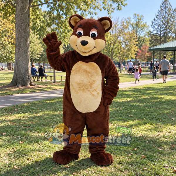 Brown Bear Mascot Costume