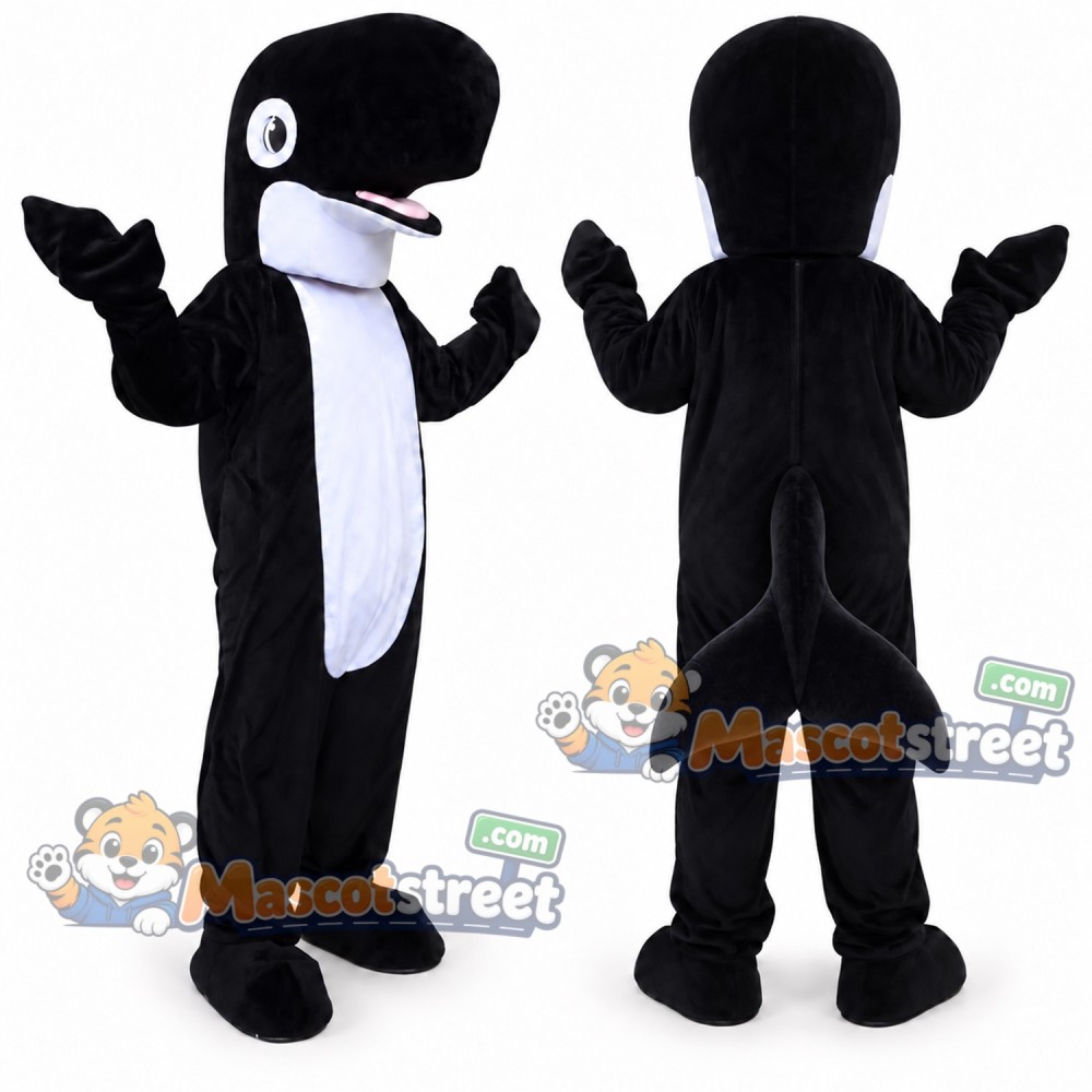 Orca Mascot Costume Orca Mascot Costume